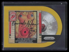 2025 Panini Prizm Rolling Stones Albums Die-Cut Prizms Gold Brussels Affair 2/10