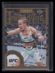 2024 Finest UFC Intimidators Die-Cut Refractor int17 Valentina Shevchenko 52/75