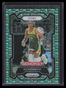 2024 Panini Prizm Monopoly WNBA Millionaire Shimmer Green 8 Ezi Magbegor 14/20