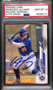 2020 Topps Pro Debut pd64 Francisco Alvarez Rookie PSA/DNA GEM MT 10 Auto Grade ID: 171939