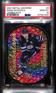 2021-22 Metal Universe Jambalaya 8 Mark Scheifele PSA 10 GEM MT