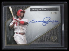 2024 Topps Diamond Icons Autographs Black ACROL Jimmy Rollins Auto 5/10
