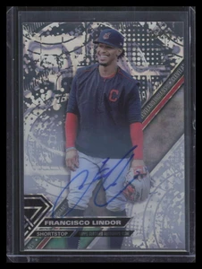 2017 Topps High Tek Clubhouse Images Autographs CIFL Francisco Lindor Auto 2/50