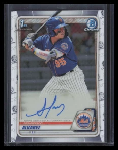 2020 Bowman Chrome Prospect Autographs CPAFA Francisco Alvarez Rookie Auto