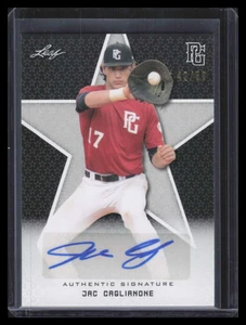 2020 Leaf Perfect Game National Showcase Autographs Jac Caglianone RC Auto 42/50