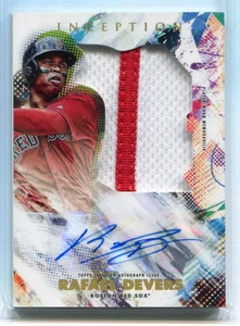 2020 Topps Inception Autographs IAJPRD Rafael Devers Jumbo Patch Auto 28/90