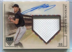 2023 Panini America's Pastime Signatures Jackson Holliday RC Jersey Auto 13/75