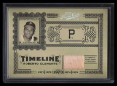 2005 Prime Cuts Timeline Material Bat t50 Roberto Clemente Bat 5/50