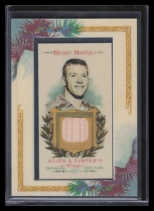 2007 Topps Allen and Ginter Relics MM Mickey Mantle Bat /250