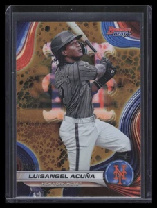2024 Bowman's Best Top Prospects Gold Refractor tp13 Luisangel Acuna Rookie 4/50