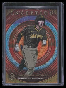 2022 Bowman Inception Orange 43 Jackson Merrill Rookie 3/25