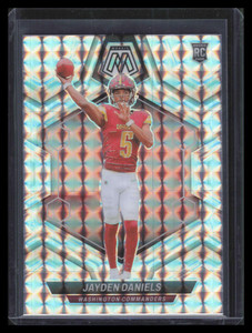 2024 Panini Mosaic Mosaic Silver Refractor 302 Jayden Daniels Rookie ID: 173965