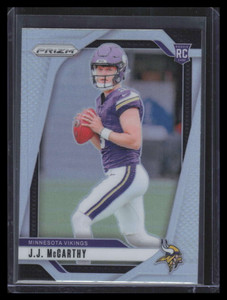 2024 Panini Prizm Prizms Silver Refractor 400 JJ McCarthy Rookie
