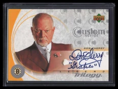 2003-04 Upper Deck Trilogy Scripts CSDC Don Cherry Custom Script Grapes READ