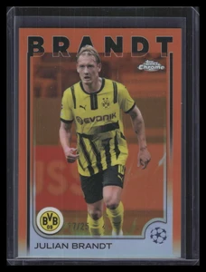 2024-25 Topps Chrome Club Competitions Orange Refractor 90 Julian Brandt 17/25