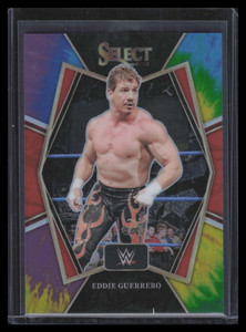 2022 Select WWE Prizms Tie-Dye Refractor 191 Eddie Guerrero 22/25 Premier Level