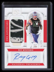 2024 Panini National Treasures Superstar Signature Rey Mysterio Patch Auto 62/75