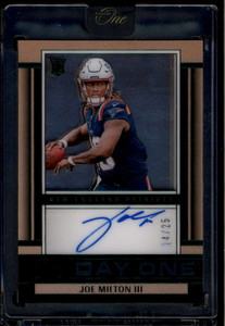 2024 Panini One Green 134 Joe Milton III Rookie Auto 14/25 Day One