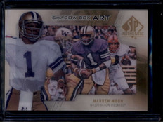 2013 SP Authentic Shadowbox sba18 Warren Moon