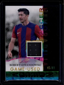 2024 Leaf ITG Used Sports Game-Used Memorabilia Robert Lewandowski Jersey 45/60