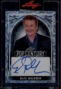 2024 Leaf Metal Pop Century Preview Silver Kaleidoscope Alec Baldwin Auto 67/79