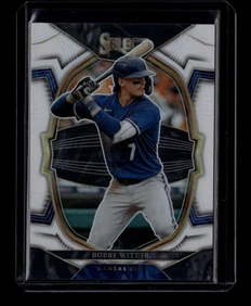 2023 Select Prizms White Refractor 3 Bobby Witt Jr. 75/149