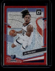 2023-24 Donruss Optic Red Glitter Refractor 190 Ja Morant 67/75