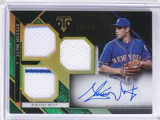 2016 Topps Triple Threads Steven Matz Triple Jersey Autograph #D22/50