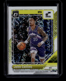 2024-25 Donruss Optic White Velocity Refractor 72 John Collins 23/59