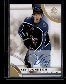 2023-24 SP Authentic Limited Autographs 74 Kent Johnson Auto