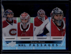 2021-22 Upper Deck NHL Passages pa4 Carey Price