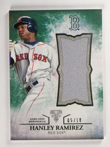 2015 Topps Triple Threads Hanley Ramirez Emerald Jersey #D05/18 #UJRHRZ