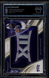 2020 Immaculate Collegiate Conference Jalen Reagor RC Jumbo Logo Patch 1/1 ARENA