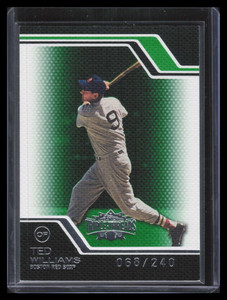 2008 Topps Triple Threads Emerald 130 Ted Williams 68/240