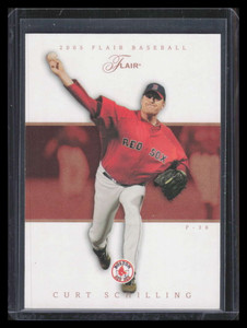 2005 Flair Row 1 1 Curt Schilling 38/100