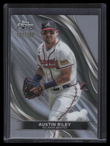 2024 Topps Chrome Black Refractor 84 Austin Riley 137/199
