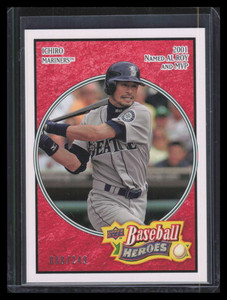 2008 Upper Deck Heroes Red 152 Ichiro Suzuki 88/249