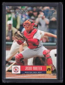 2005 Donruss Press Proofs Blue 121 Jason Varitek 18/100
