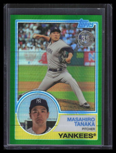 2018 Topps '83 Silver Pack Chrome Green Refractor 122 Masahiro Tanaka 73/99