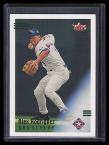 2002 Fleer Triple Crown Batting Average Parallel 112 Alex Rodriguez 236/318