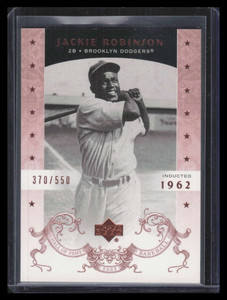 2005 Upper Deck Hall of Fame 36 Jackie Robinson 370/550