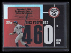 2007 Topps Alex Rodriguez Road to 500 arhr460 Alex Rodriguez Bowman Sterling