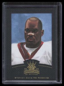 2002 Gridiron Kings Gold Foil 99 Stephen Davis 50/100