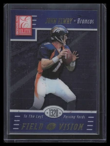 1999 Donruss Elite Field of Vision 10a John Elway 773/1320