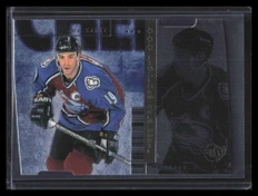1998-99 UD3 Die-Cuts 119 Joe Sakic TSS 830/1000 Three Star Spotlight