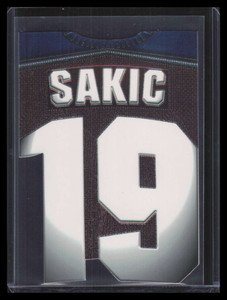 1997-98 Paramount Big Numbers Die-Cuts 7 Joe Sakic