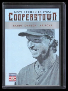 2015 Panini Cooperstown Etched in Cooperstown Holo Silver 56 Randy Johnson 4/25