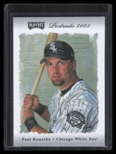 2003 Playoff Portraits Silver 55 Paul Konerko 25/50