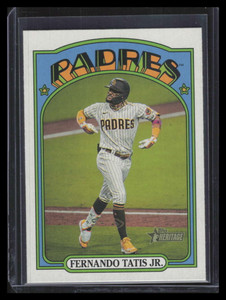 2021 Topps Heritage Action Variations 137 Fernando Tatis Jr. SP