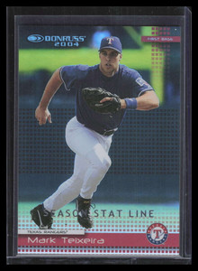2004 Donruss Stat Line Season 203 Mark Teixeira 12/84